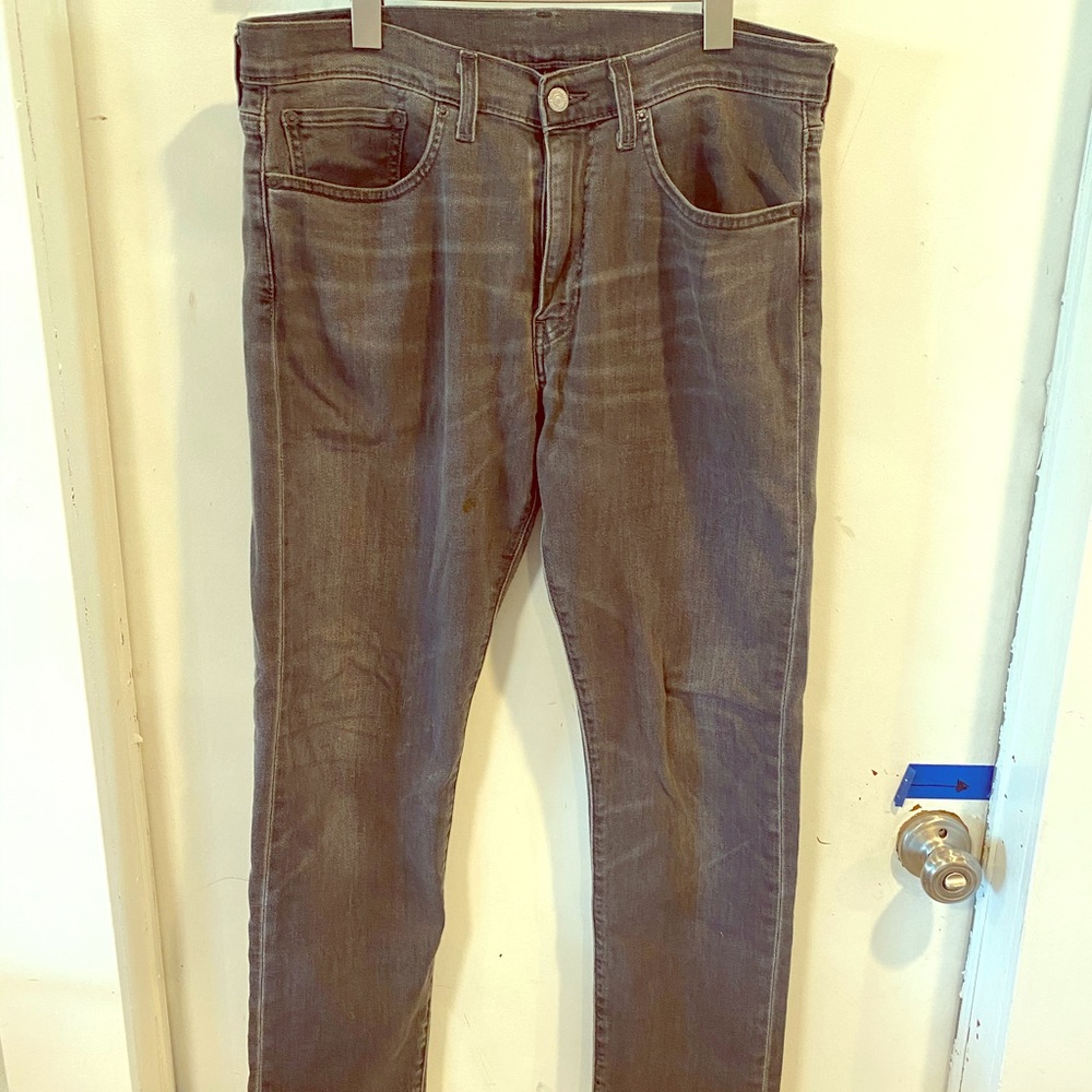 Men’s Levi’s Jeans, gray/black, 32